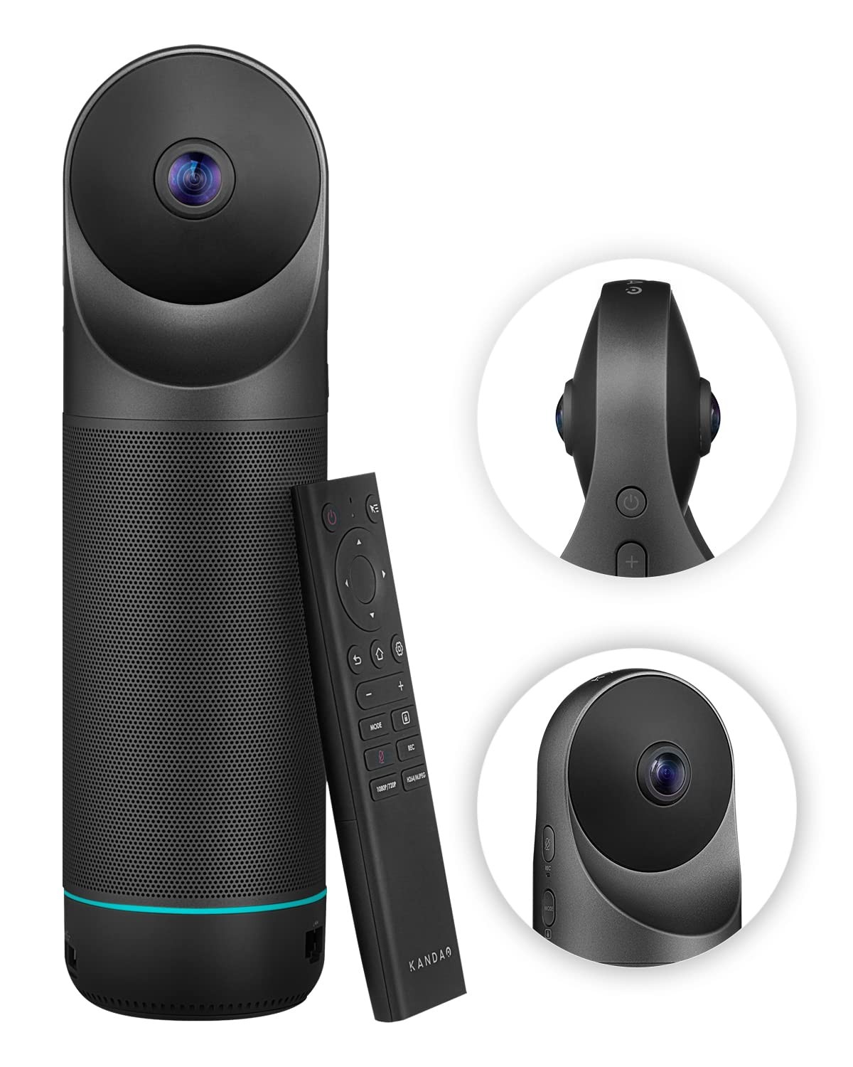 Meeting Pro 360-degree Video Conference Camera with Microphones and Speakers, M.