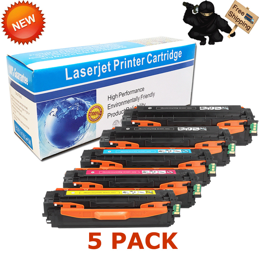 CLT K504S Toner for Samsung Xpress C1860FW CLP 415NW CLT 504S | 5-Pack