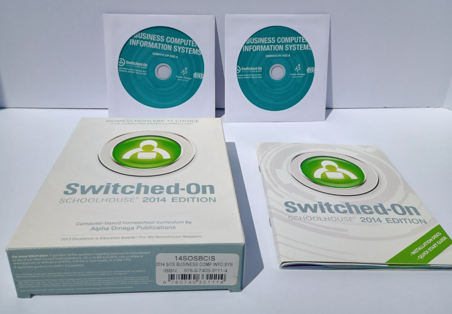 Switched-On Schoolhouse 2014 Edition Business Computer Information Systems CDs