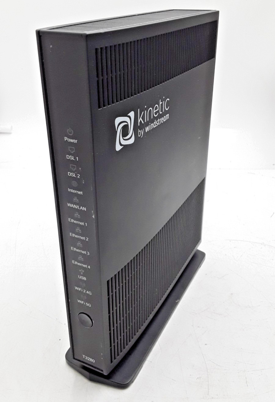 Actiontec | T3280 | Windstream Kinetic WiFi 6 Modem Router w/PS-Assorted Cords