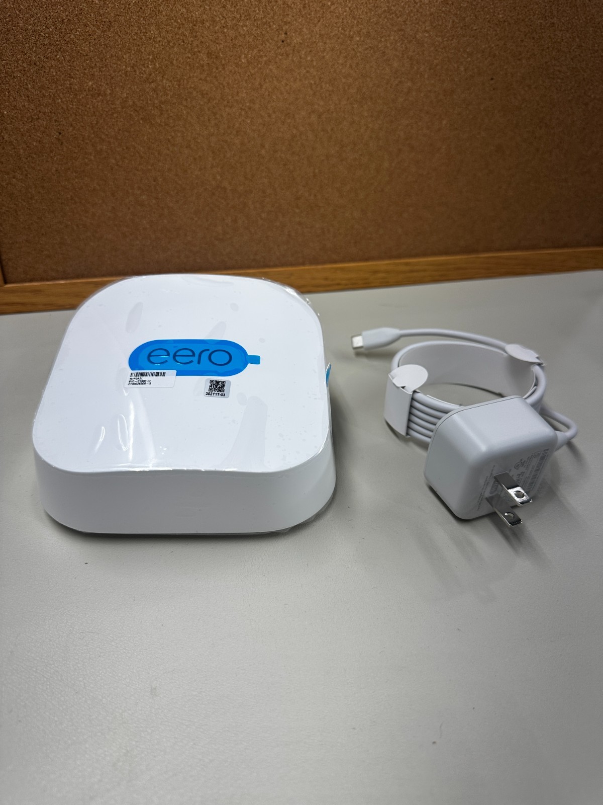 New Open Box Amazon eero Pro 6E Tri-Band Mesh Wi-Fi 6E Router (Frontier Edition)