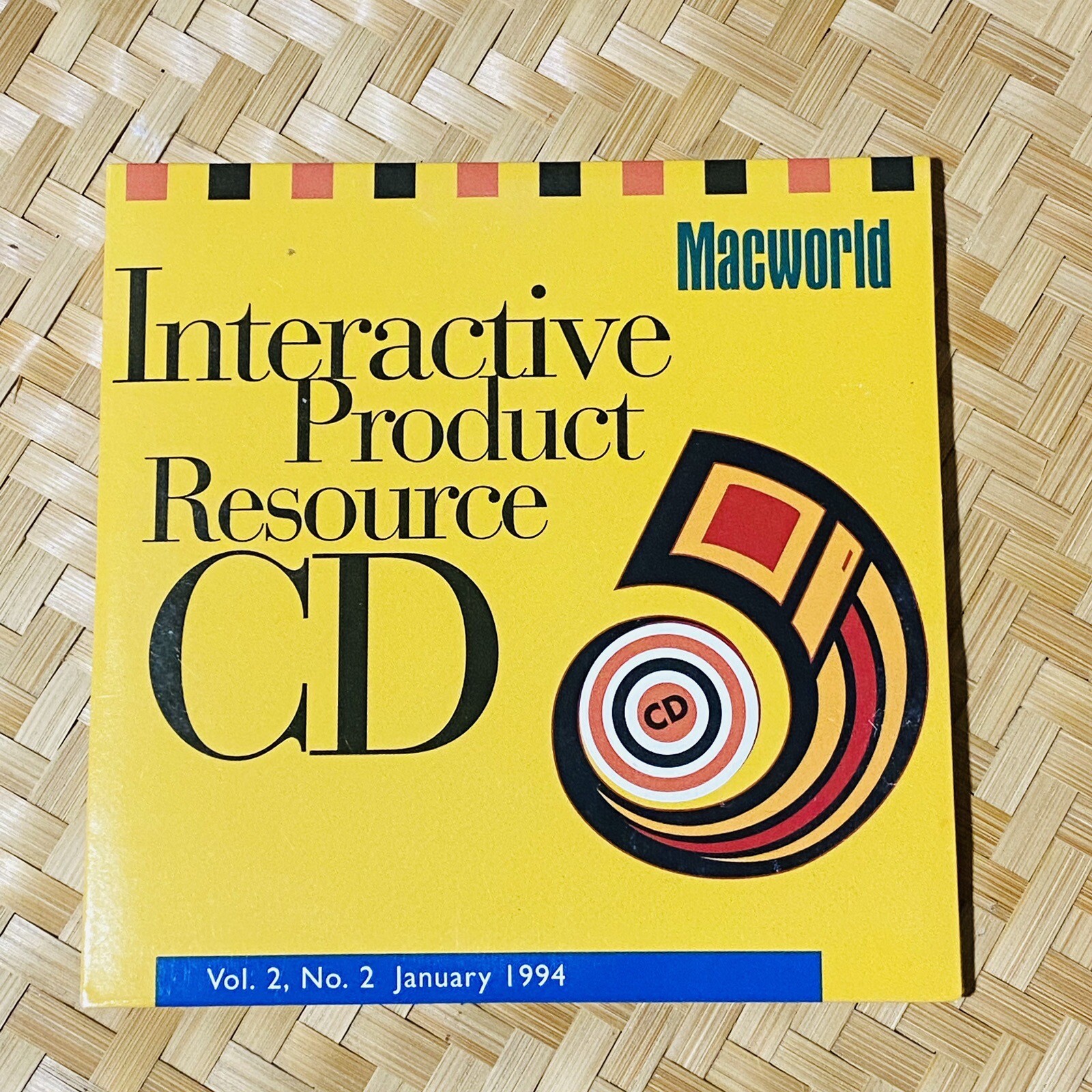 Vtg Macworld Interactive Product Resource CD Software Vol 2 No 2 January 1994