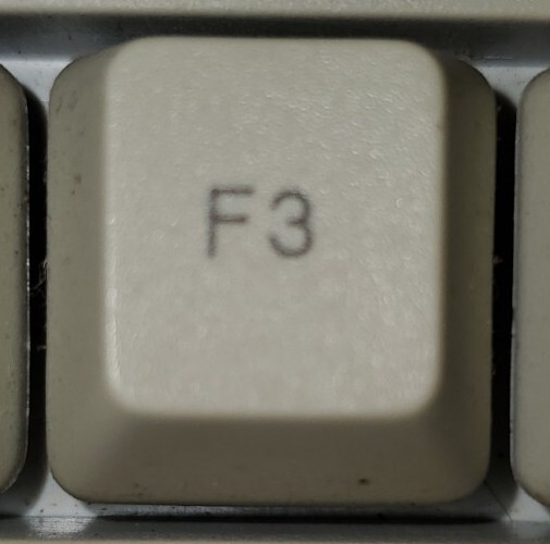 F3 Key Only For Micro Innovations Keyboard Replacement Part 1 Piece