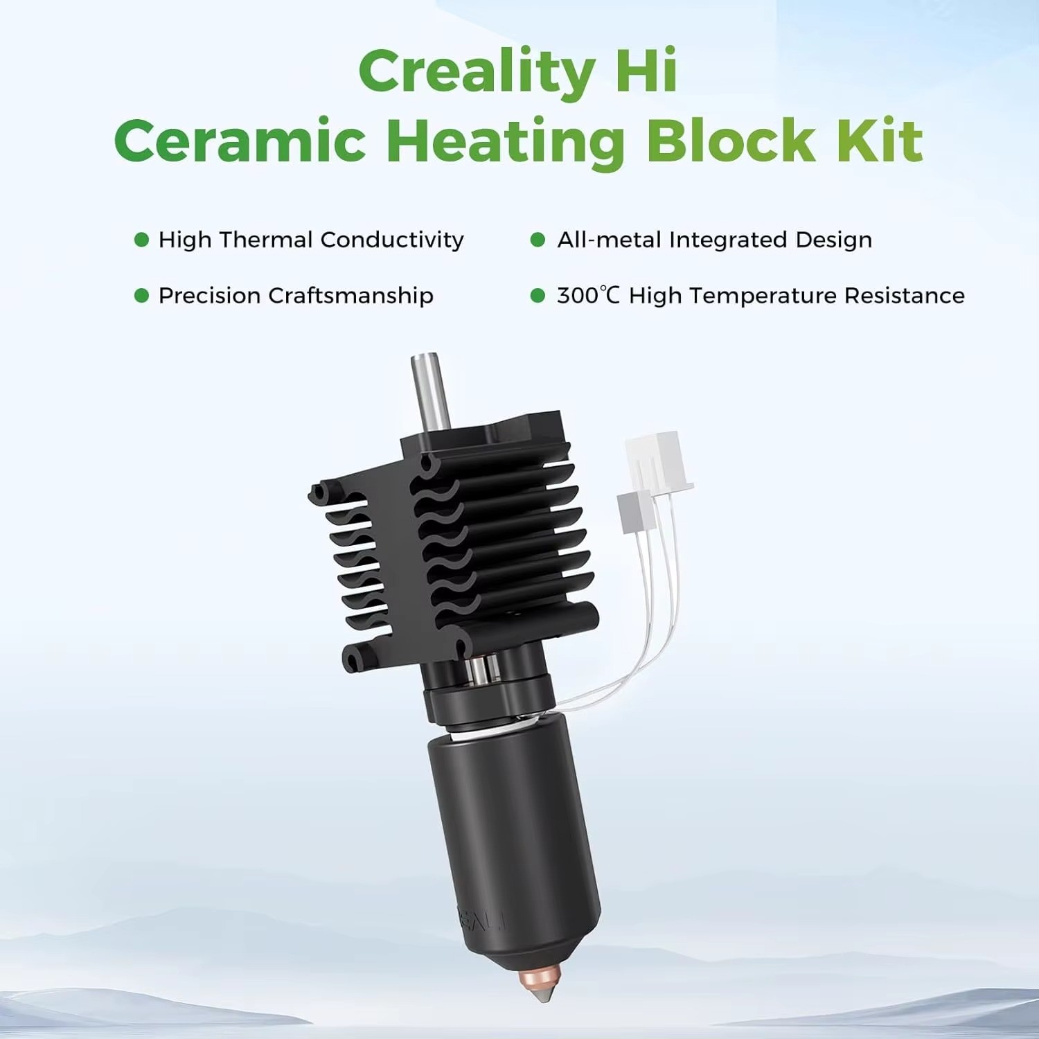 Creality Hi Combo Hotend Kit Ceramic Heat Block All-Metal 300°C Nozzle