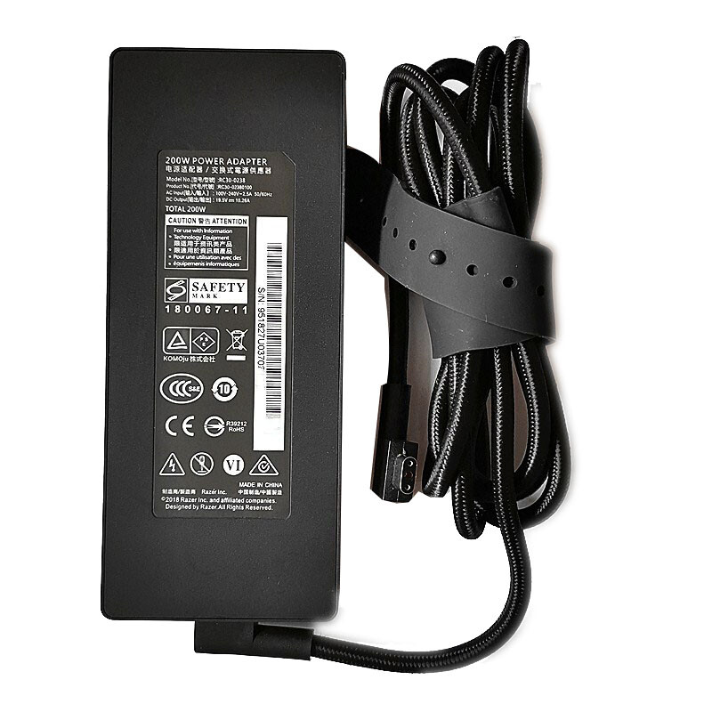 Original 200W 230W AC Adapter For Razer Blade 14 15 16 17 RC30-0238 Charger Cord