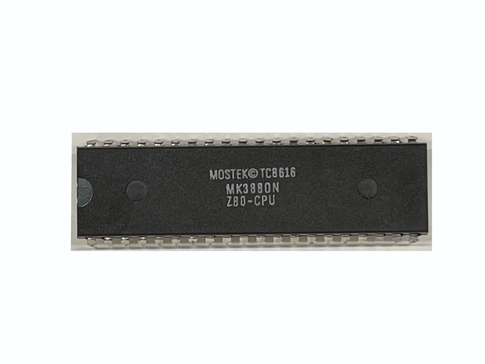 MOSTEK Z80 Processors: Tube Of 10, New, CPU MK3880N-4 - 40 Pin
