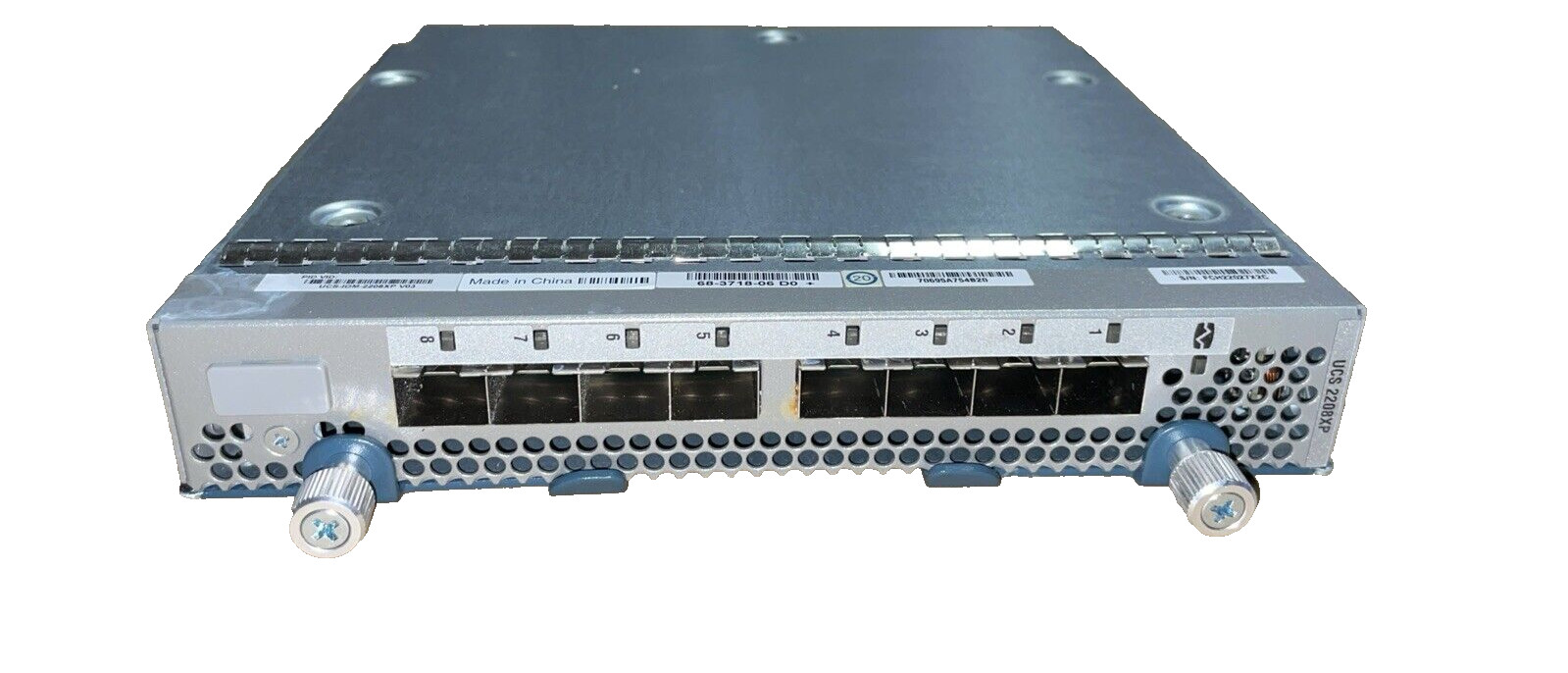 Cisco UCS-IOM-2208XP V03 (68-3718-06 D0+) 8 Port 10GB Factory Extender Module
