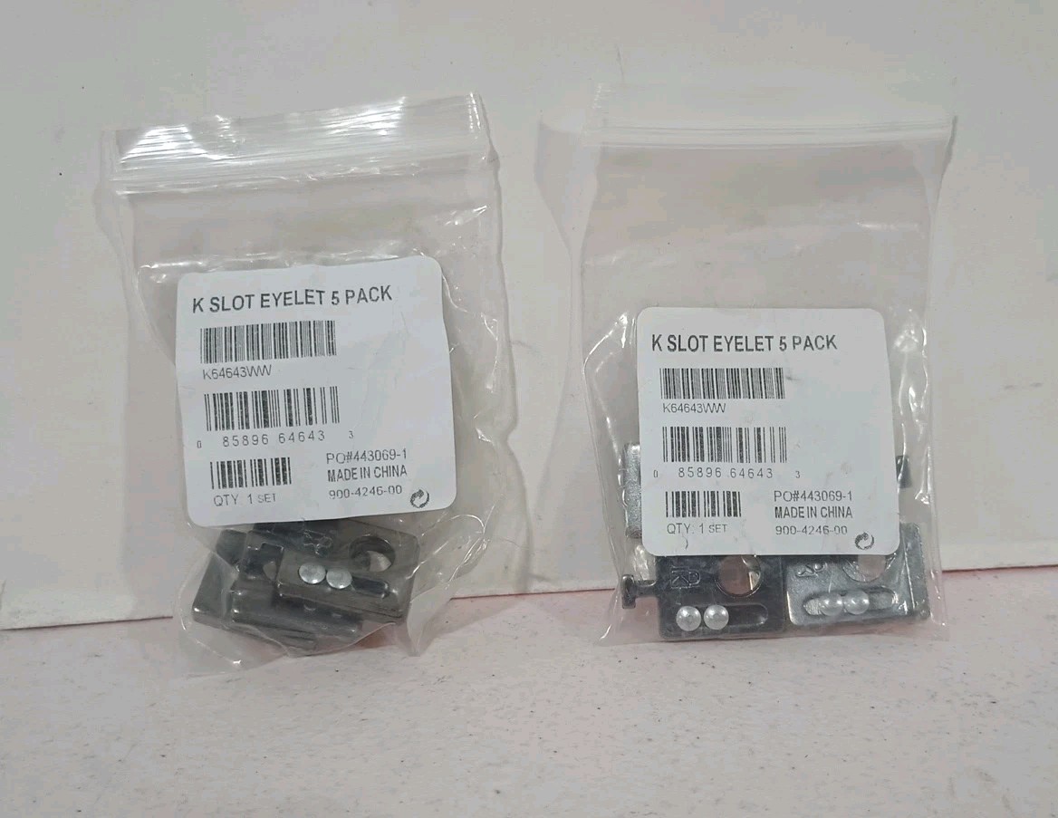 Lot Of 2 KENSINGTON SECURITY SLOT EYELET - 5 PACKS (10 Total)