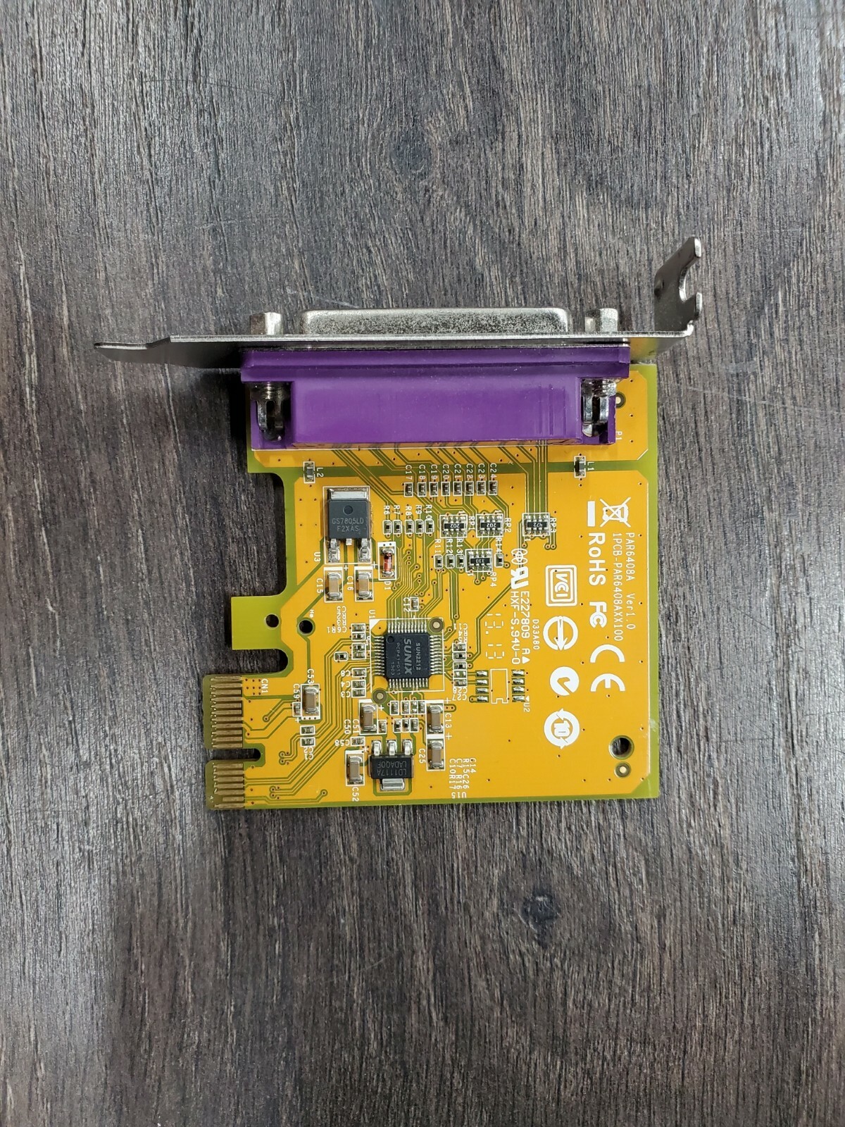 SUNIX 1-port IEEE1284 Parallel PCI Express Board LOW PROFILE