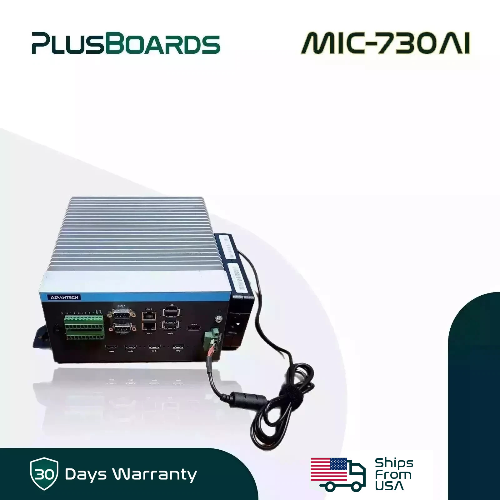 Advantech MIC-730AI AI Inference System Based on AGX Xavier ARM v8.2 256GB SSD