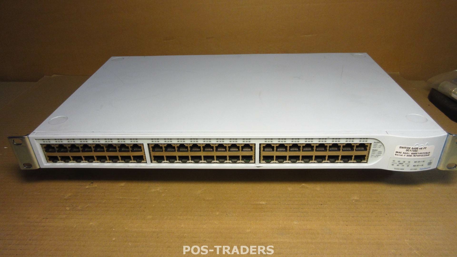 3com 3C17204 SuperStack 4400 48Port Network Switch INCL 1X 3C17222 1X 3C17224