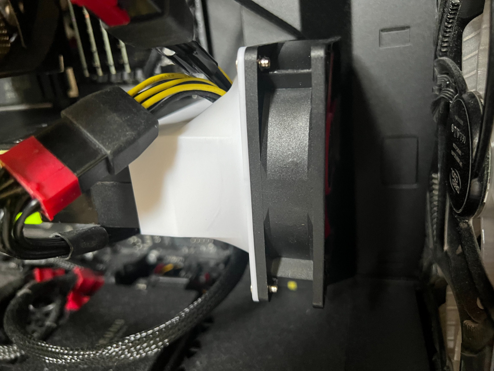 Nvidia Tesla 92mm Fan Adapter for M40, K80, P40, P100, V100 WITHOUT FAN