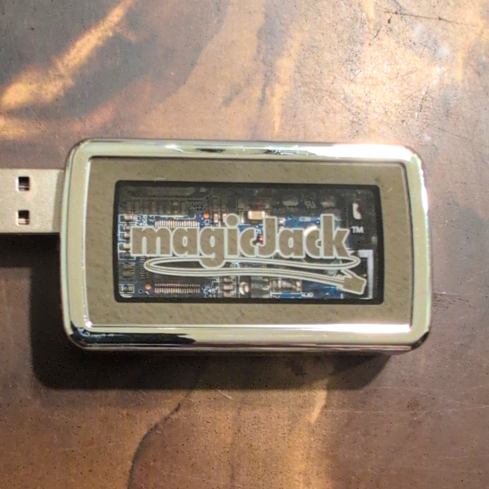 magicJack #A921 USB VoIp 2007 Home Phone Adapter, Ethernet (RJ-45), Silver New 