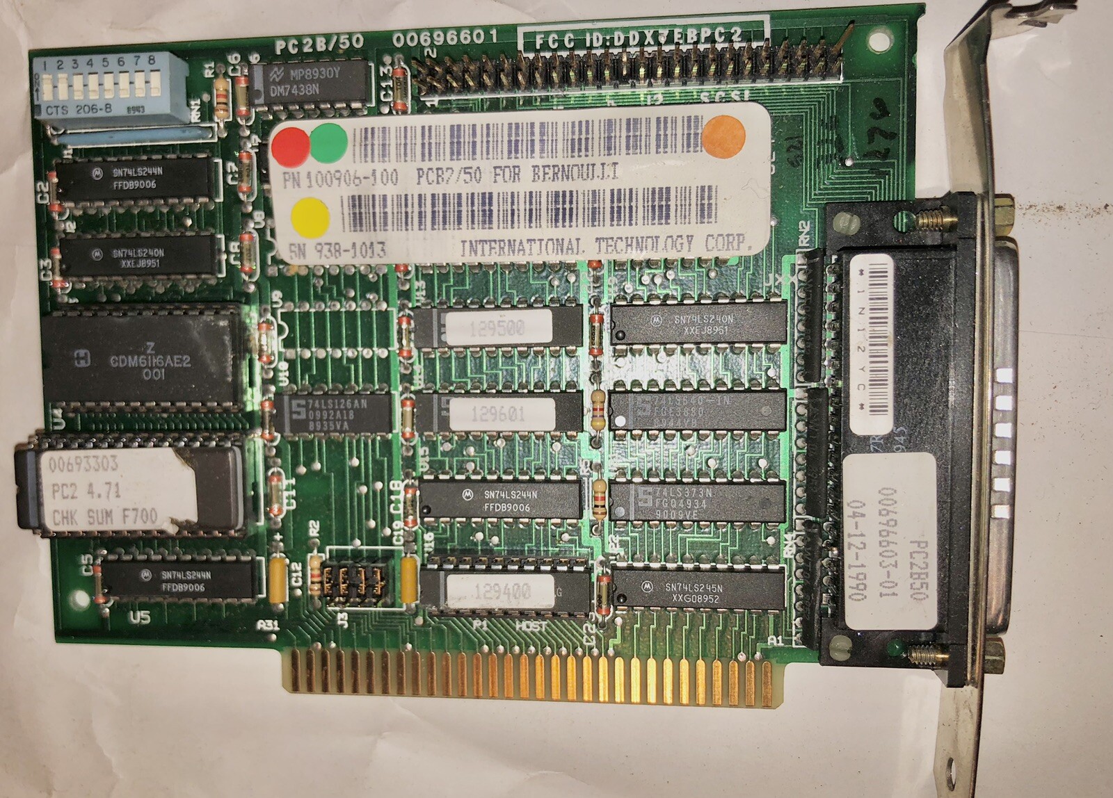 Vintage Iomega Bernoulli Controller Adapter
