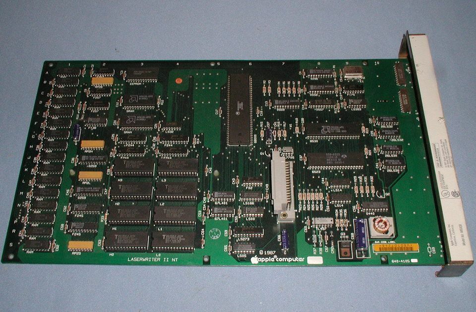 Apple M6009 LaserWriter II NT Laser Printer Logic Control Board Card 820-0216