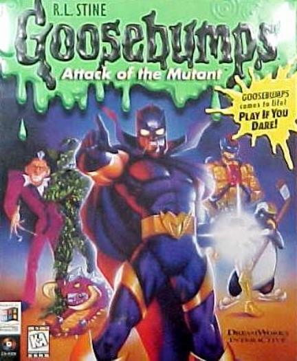 Goosebumps: Attack Of The Mutant PC CD R.L. Stine's stop evil maze action game