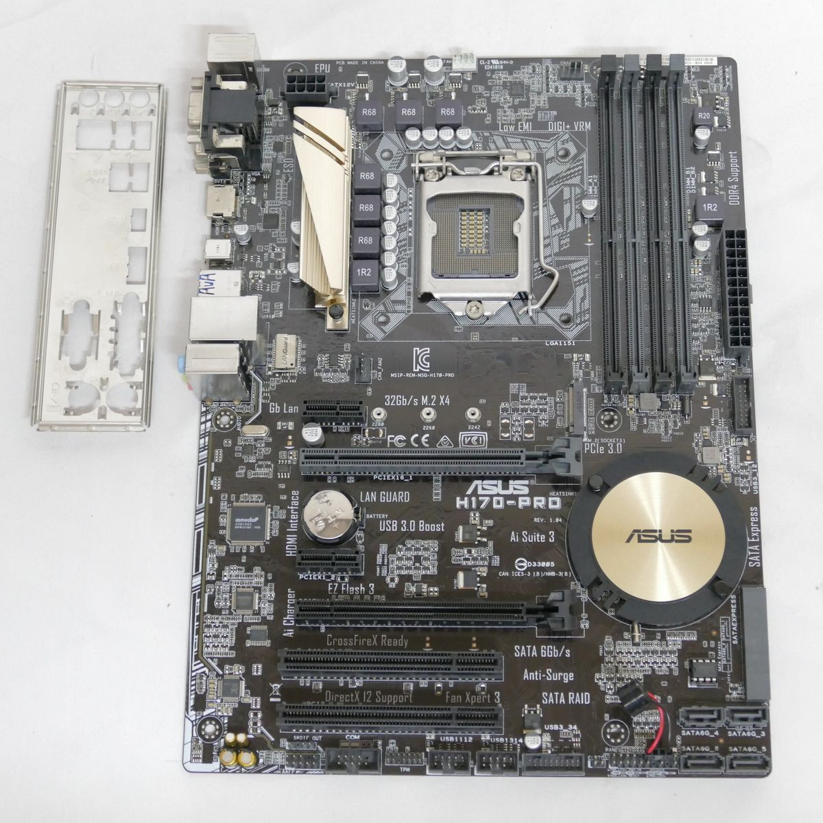 ASUS H170-PRO LGA1151 ATX Motherboard Intel H170 DDR4 M.2 Tested Working Japan