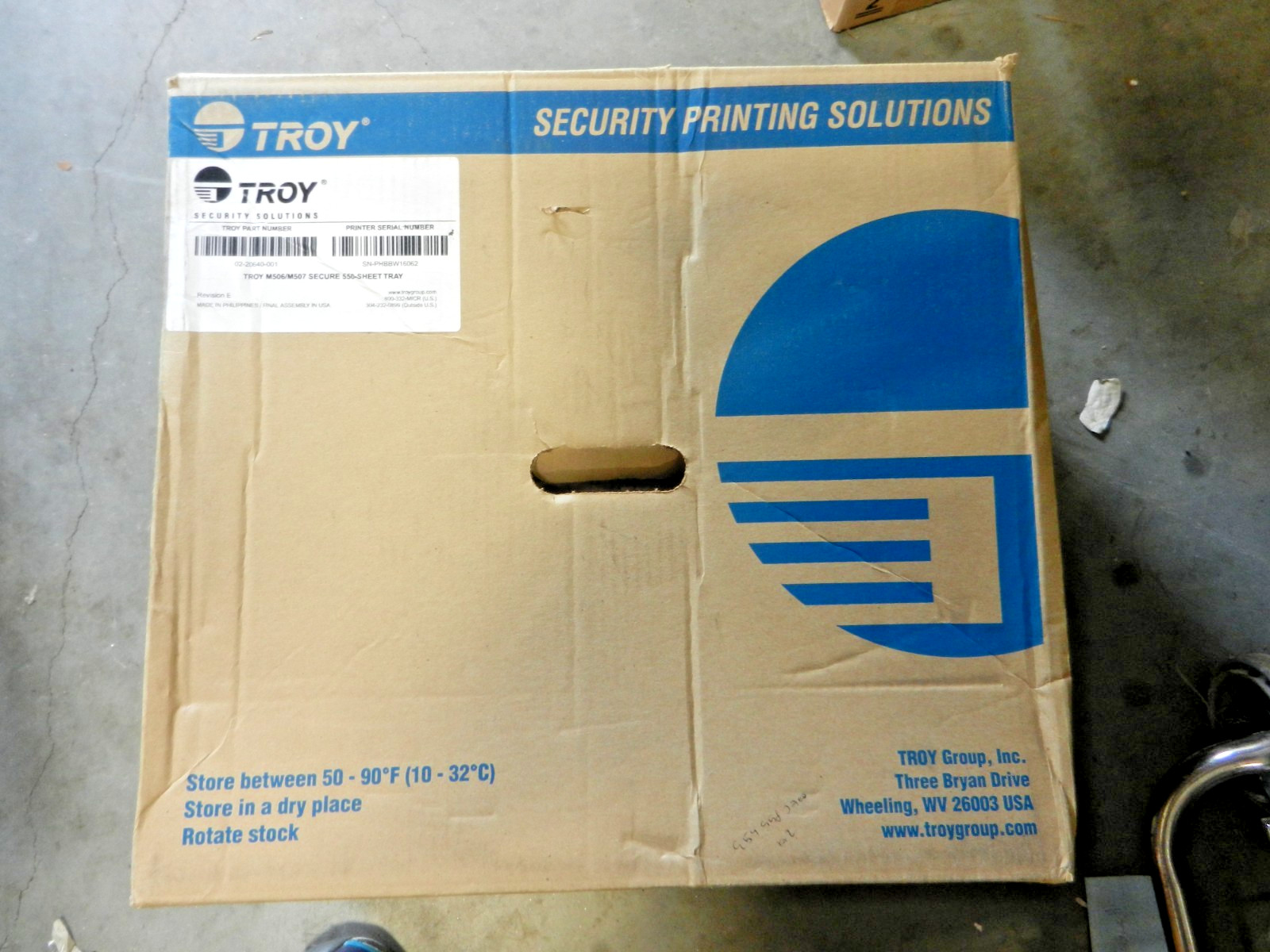 NEW* TROY M506/M507 Secure Locking Printer Input Paper Tray