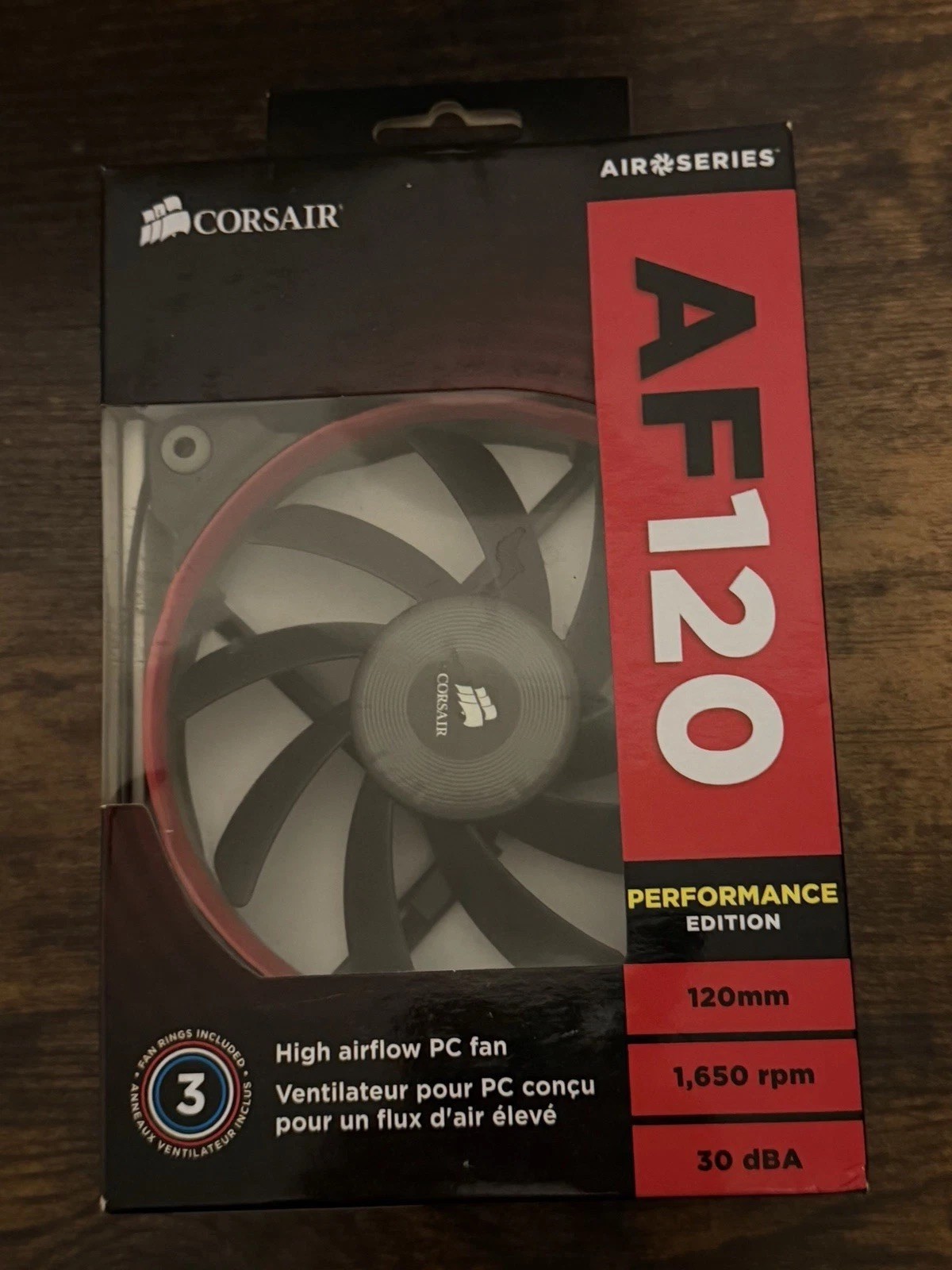 Corsair CO-9050003-WW AF120 Performance Edition 120mm Fan White Ring only