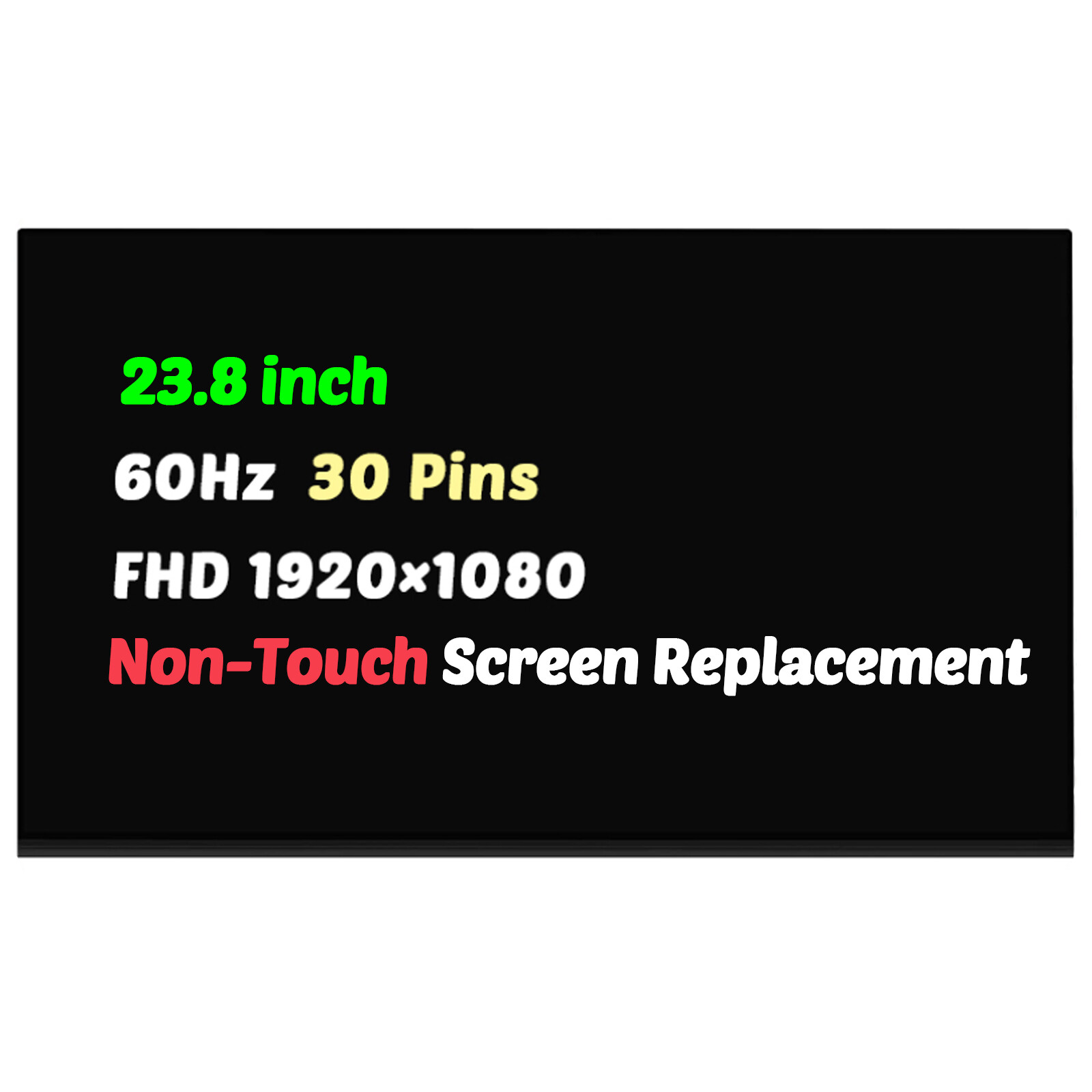 Replacement MV238FHM-N62 MV238FHM N62 23.8" FHD LED LCD Non-Touch Screen Display