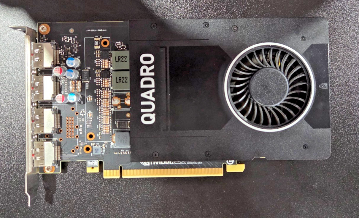 Dell NVIDIA Quadro P2000 5GB GDDR5 Graphics Card 87CG5 4x DisplayPort PCIe