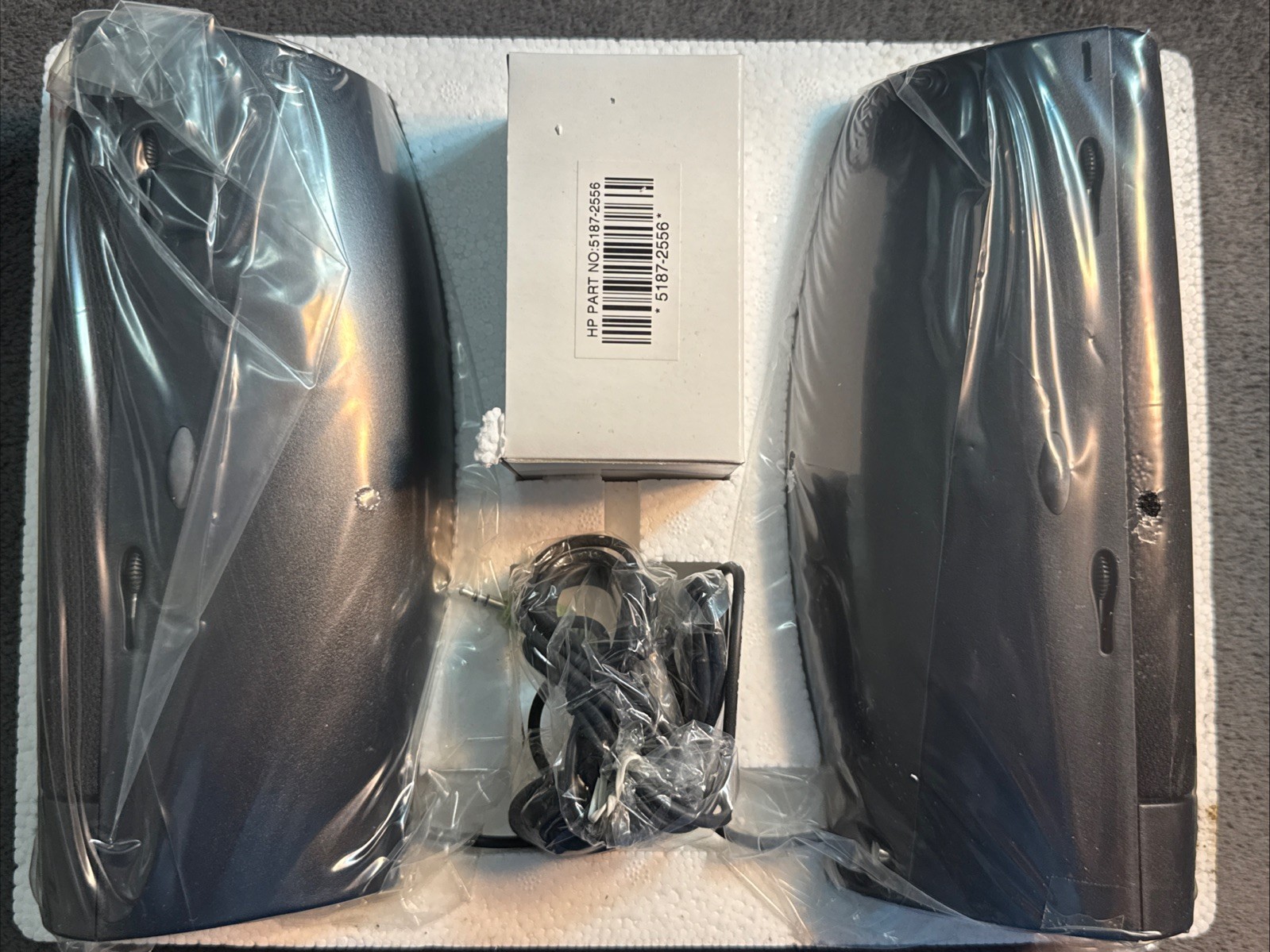 HP JBL Platinum Series SP08A11 Computer Speakers 332939-001 w/ AC Adapter Tested