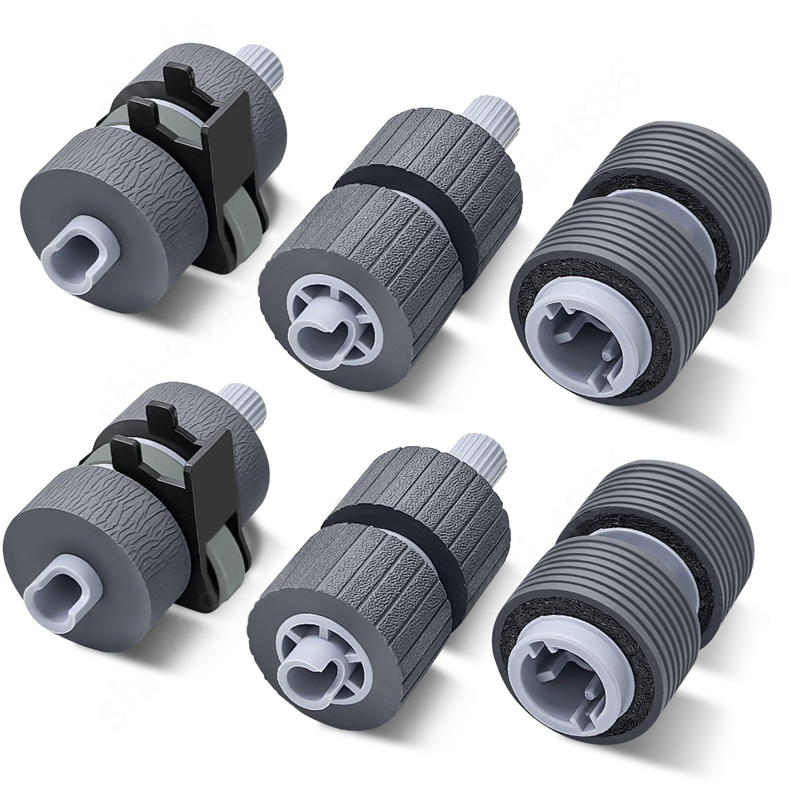2 Set Scanner Brake & Pick Roller Kit For Fujitsu Fi-5750C Fi-5650C Fi-6750S