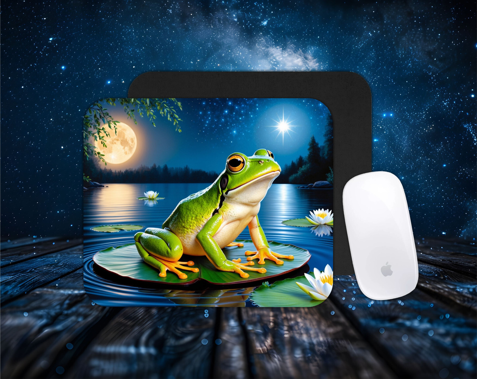 Frog themed neoprene PC/laptop Mouse Pad, CHOICE, , gifts, nature