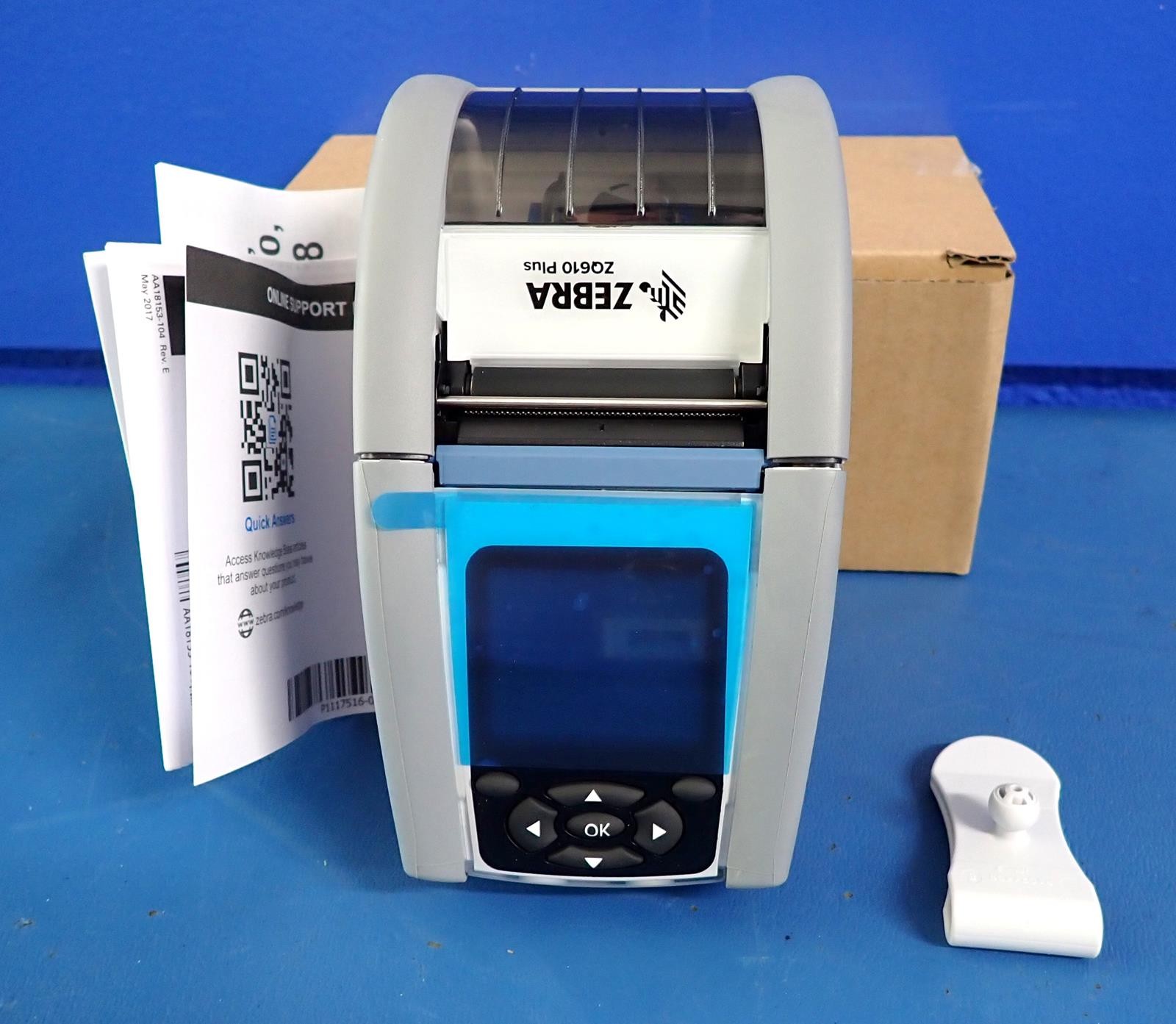 ZEBRA ZQ610 PLUS HEALTHCARE Direct Thermal Mobile Printer ZQ61-HUFA004-00 | NOB