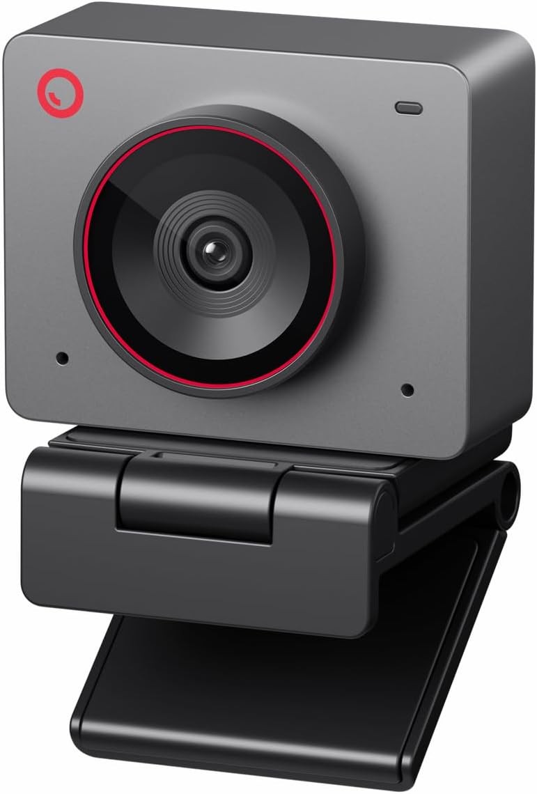 Meet 2-4K Webcam for PC with 1/2" Sensor, AI Framing & Autofocus, Beauty Mode, L