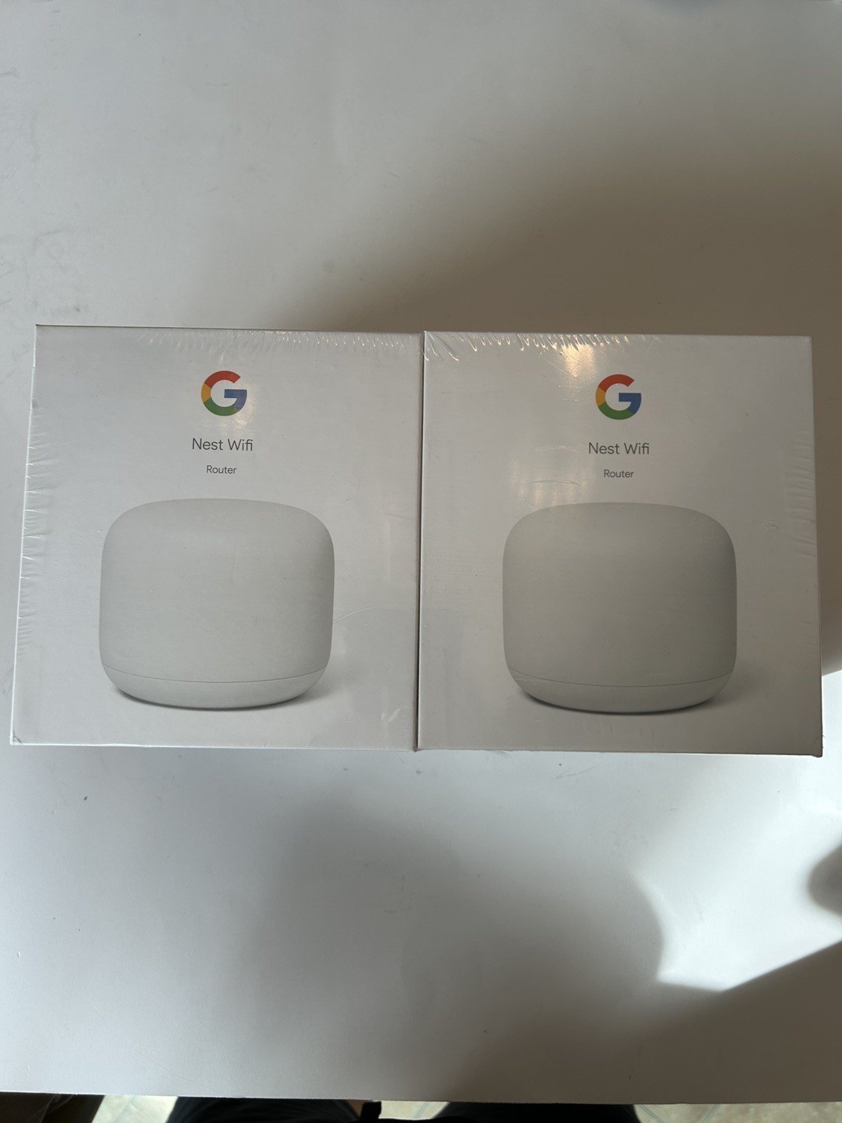 Google Nest Wifi Ethernet (RJ-45) Wireless Router - GA01144US 2 PACK Sealed New