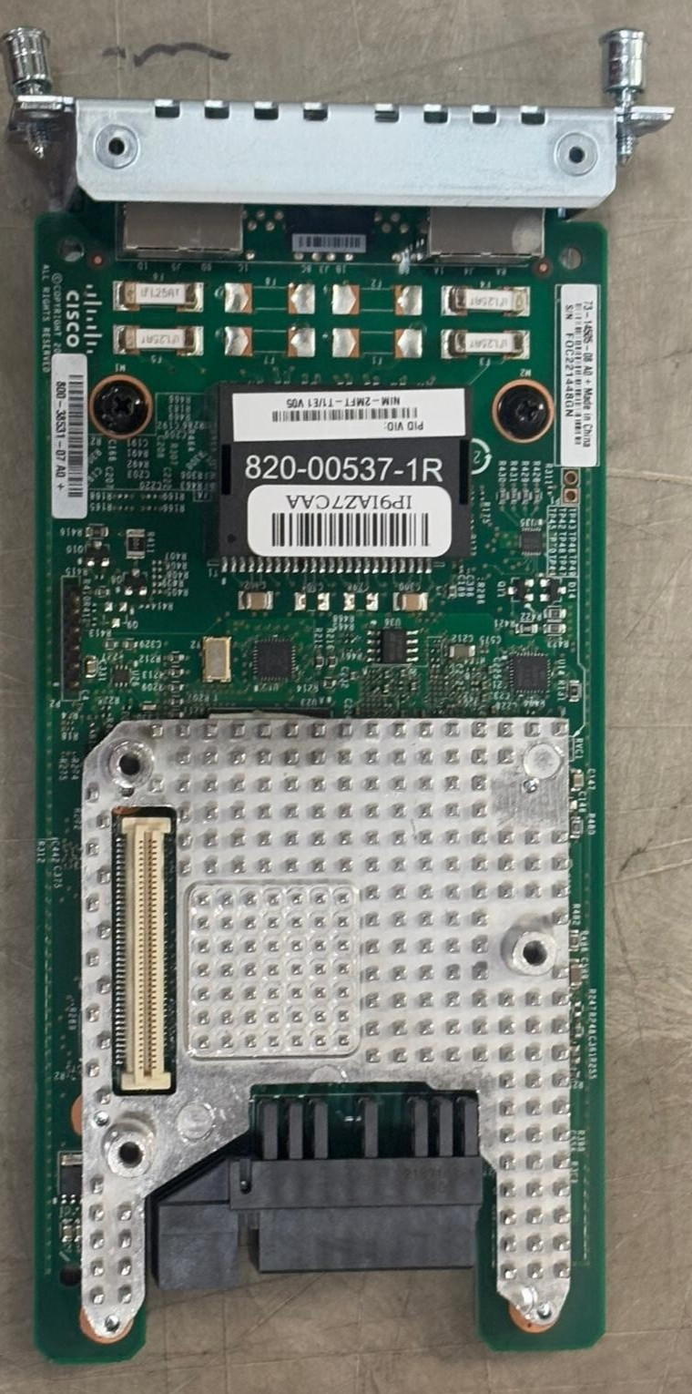 Cisco  73-14505-08 NIM-2MFT-T1/E1 V05 Module