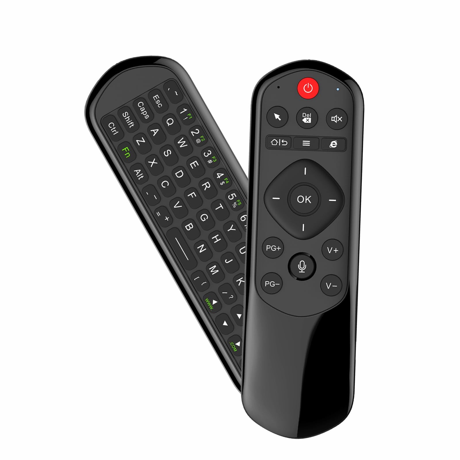 Universal TV Remote Air Mouse Bluetooth & 2.4G Wireless Keyboard with Voice I...