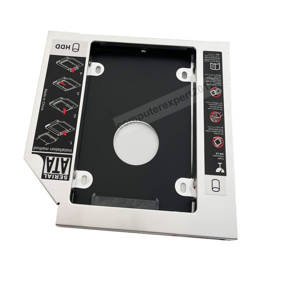 2nd 12.7mm SATA HD SSD Hard Drive Caddy Adapter for HP ProBook 4540s 4545s 4740s