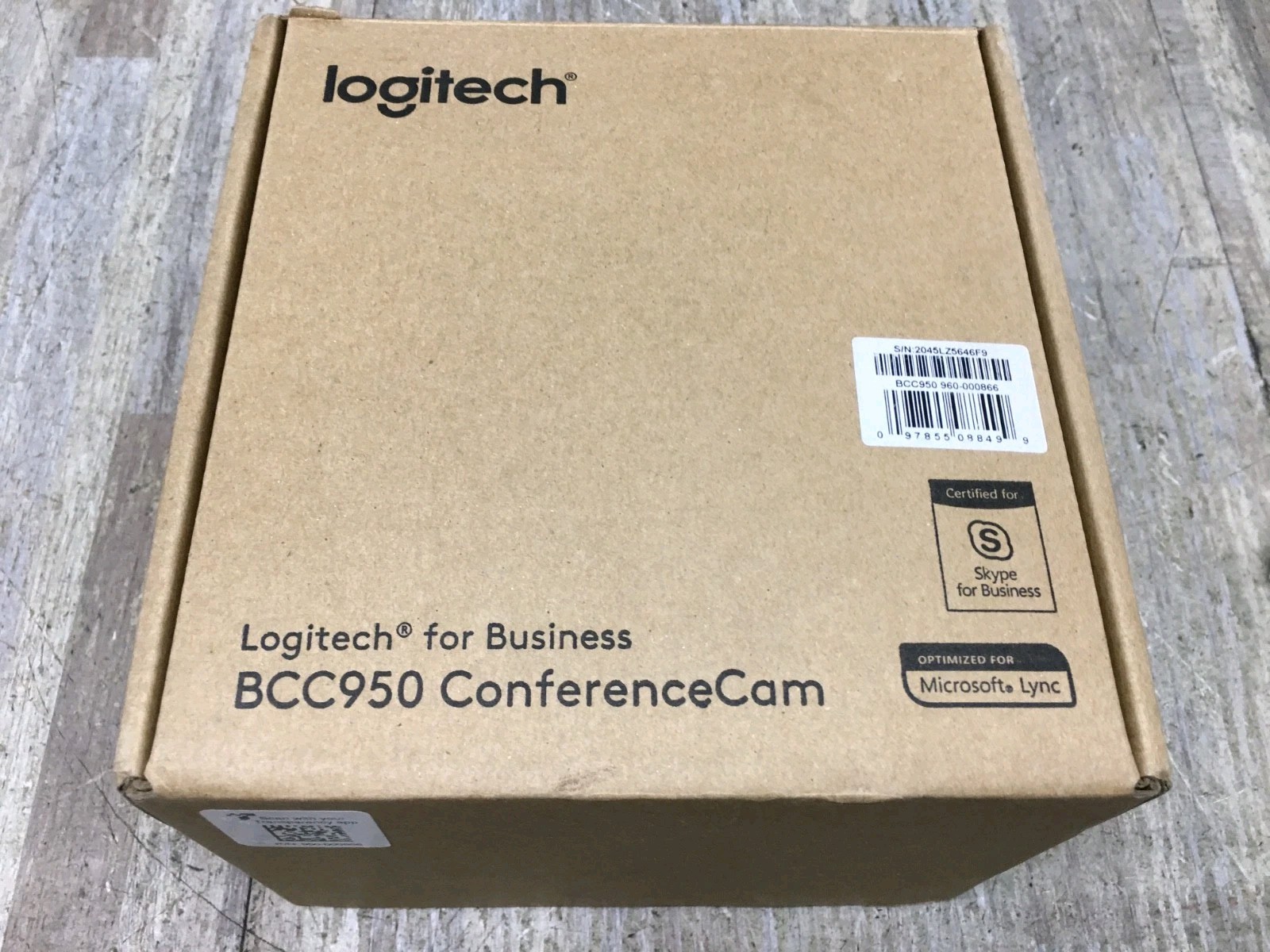 Logitech BCC950 Video Conference Webcam 1080p Camera with Built-In Speakerphone