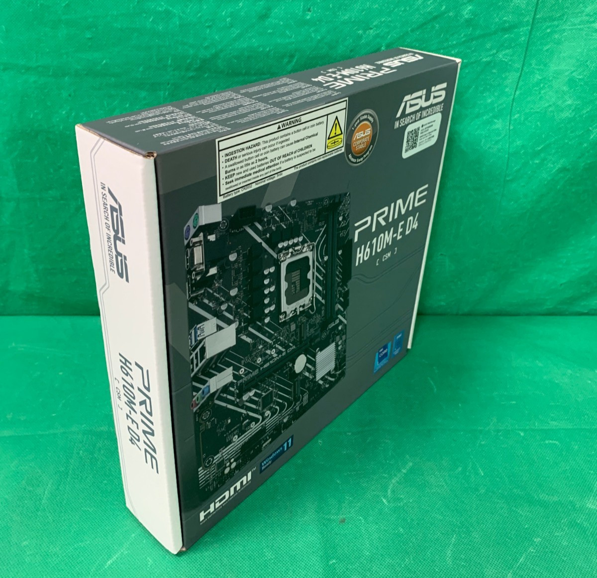 ASUS PRIME H610M-E D4-CSM Intel H610 LGA1700 DDR4 mATX Motherboard