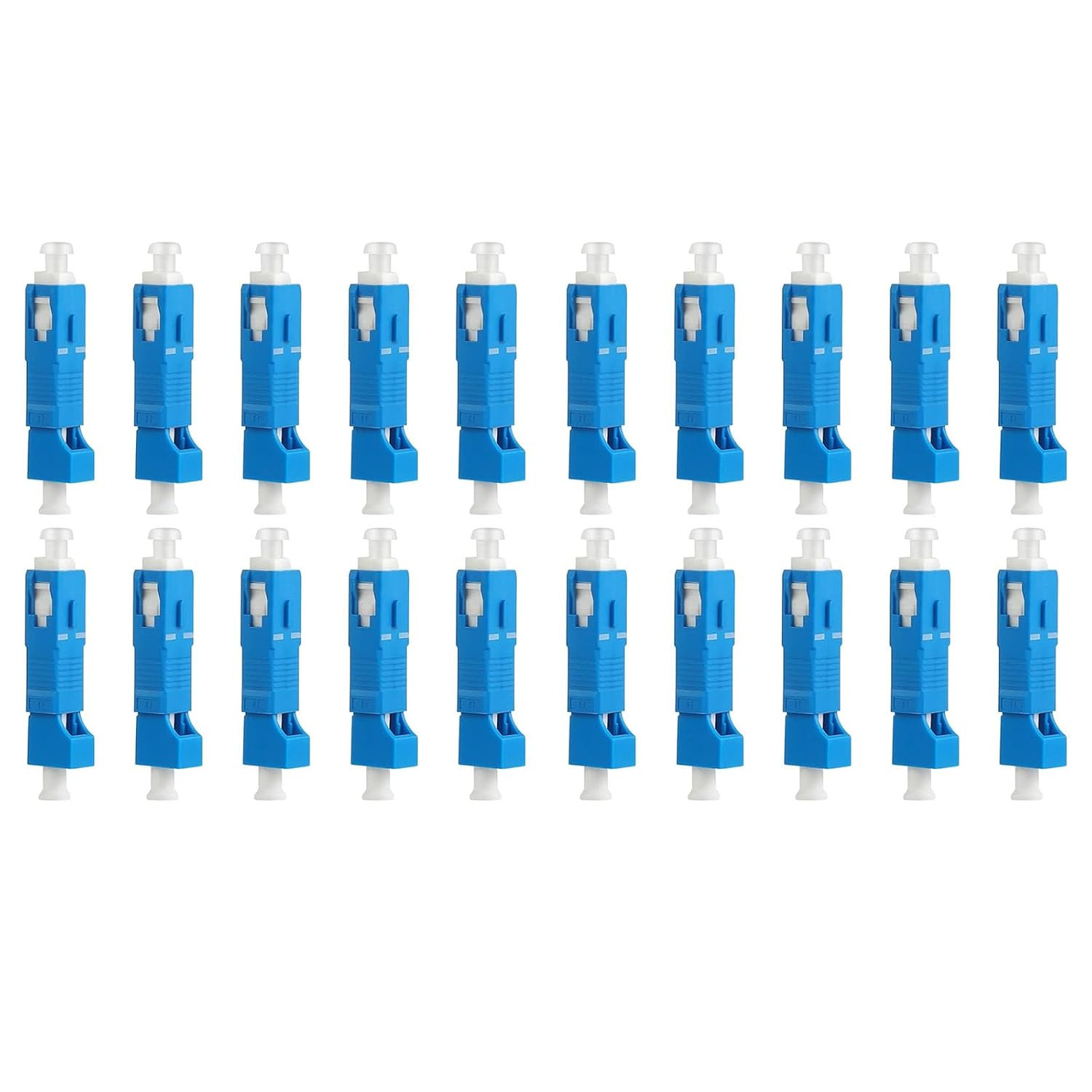 20 Pcs SC to LC Adapter - Single Mode 9/125Um SC/UPC Male to LC/UPC