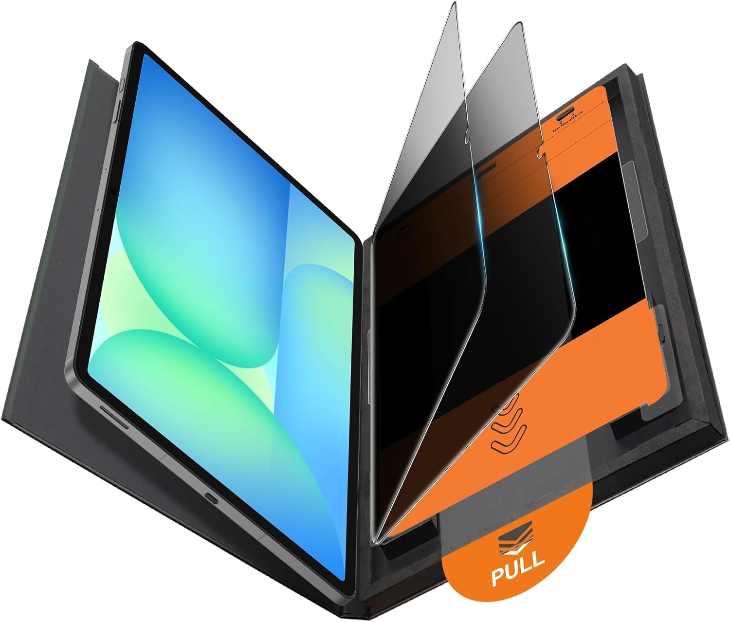 2 Pack Privacy Screen Protector for Galaxy Tab S10 Lite/ S10 FE/ S9 FE/ S9
