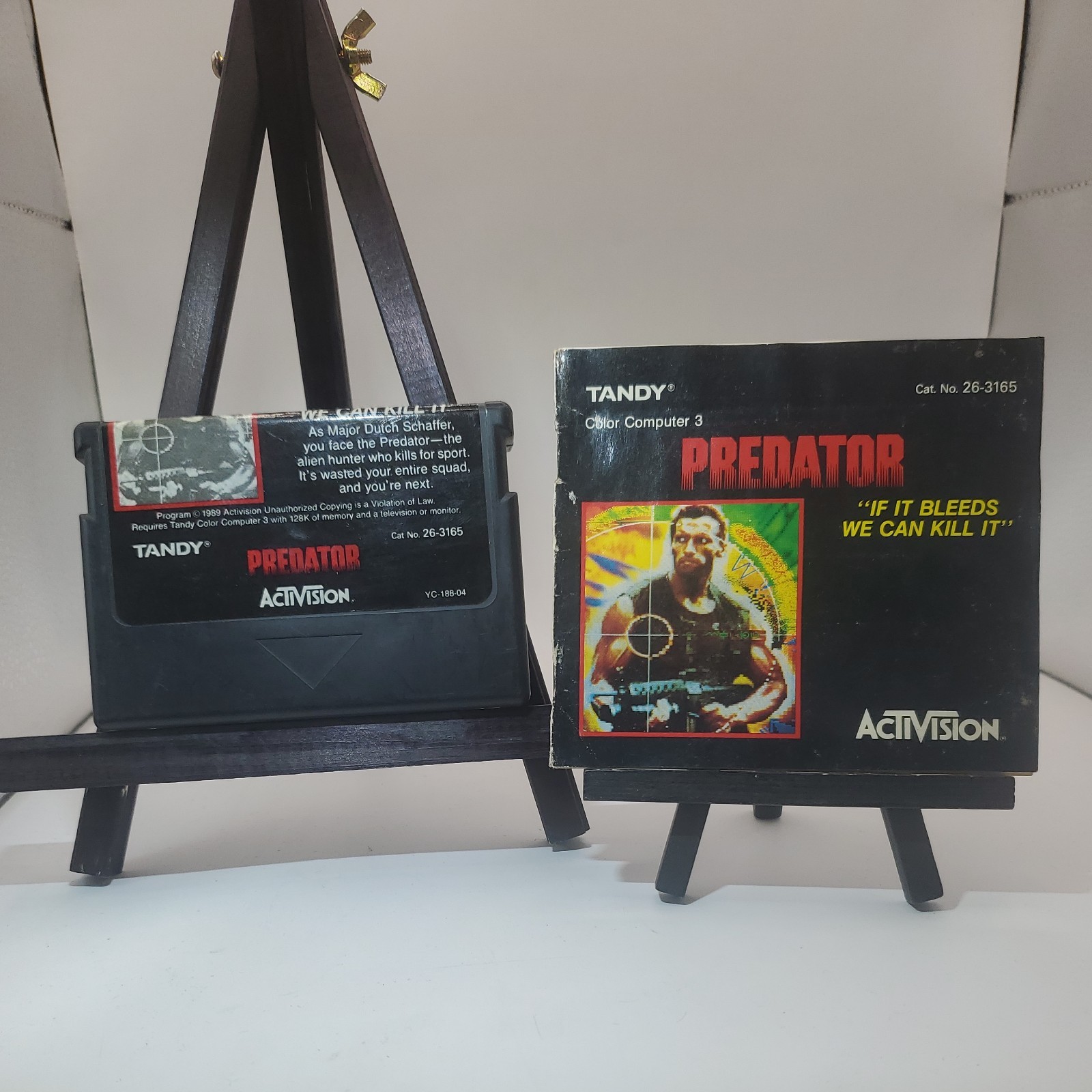 Predator Tandy TRS-80 Coco Color Computer 3 Game Cartridge  Radioshack