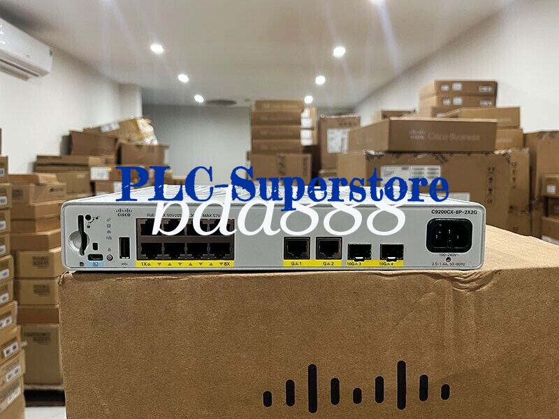 C9200CX-8P-2X2G-E Cisco Catalyst 9200CX 8-port 1G, PoE+, Network Essentials
