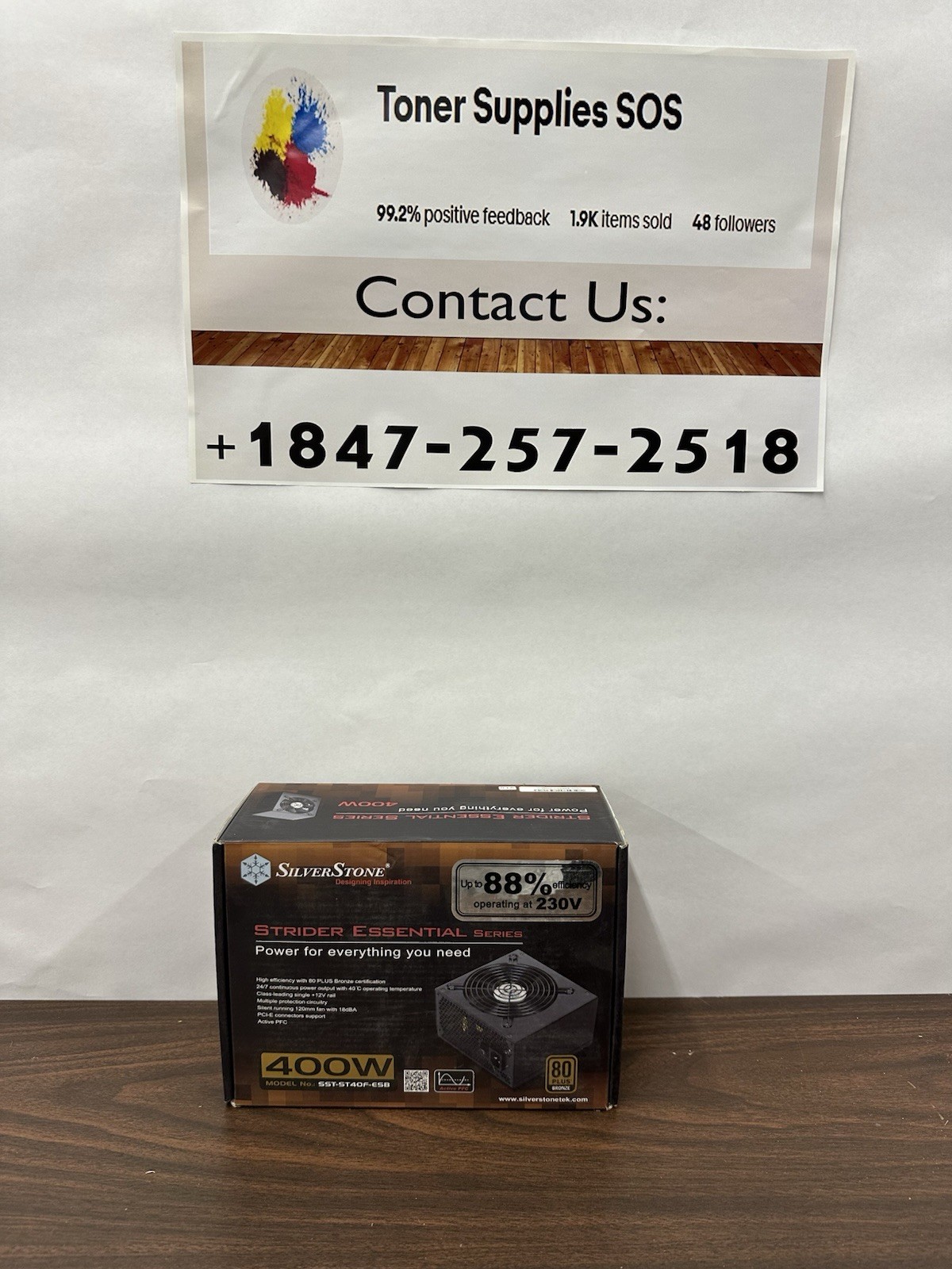 SilverStone Strider Essential Series 80Plus Bronze 400W SST-ST40F-ESB