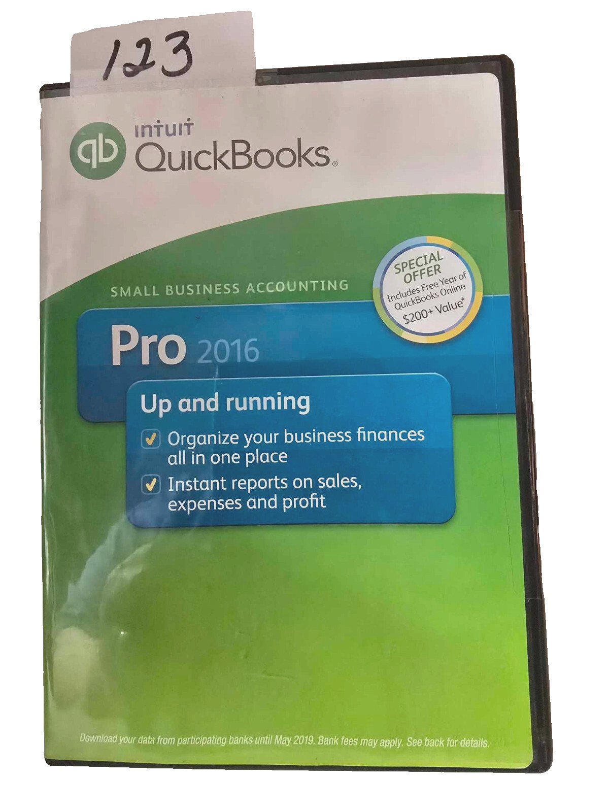 Quickbooks Pro 2016 Desktop For Windows Retail Version Intuit Full US 123
