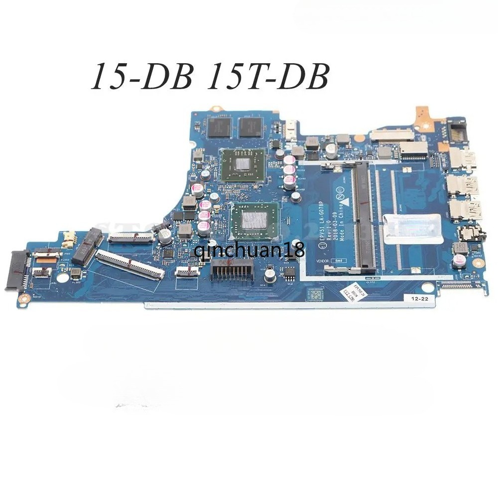 LA-G078P For HP 15-DB 15T-DB 255 G7 Motherboard E2 A9 A6-9225 CPU R5 M430 EPV51 