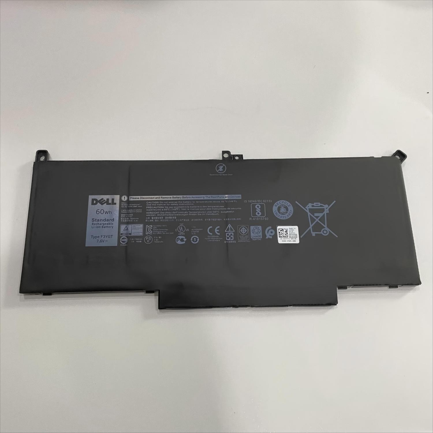 Genuine 60Wh F3YGT Battery Dell Latitude 7280 7480 7380 7290 7390 7490 E7480 OEM