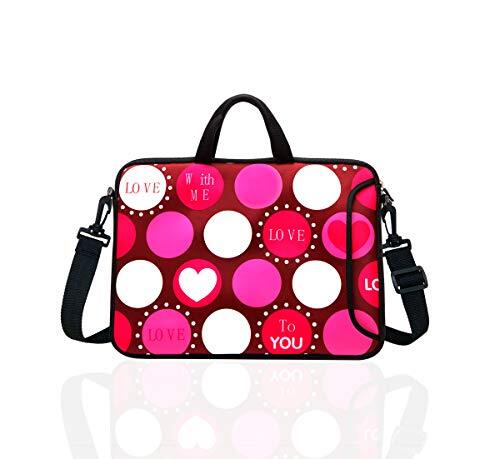 10-Inch Laptop Shoulder Bag Sleeve Case with padded handle for 9.6” 9.7" 10" 