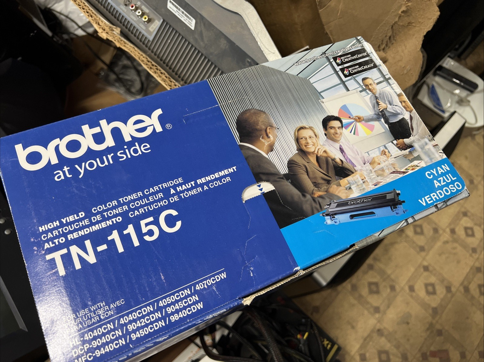 Genuine Brother TN-115C Cyan Toner Cartridge NEW OEM SEALED BOX