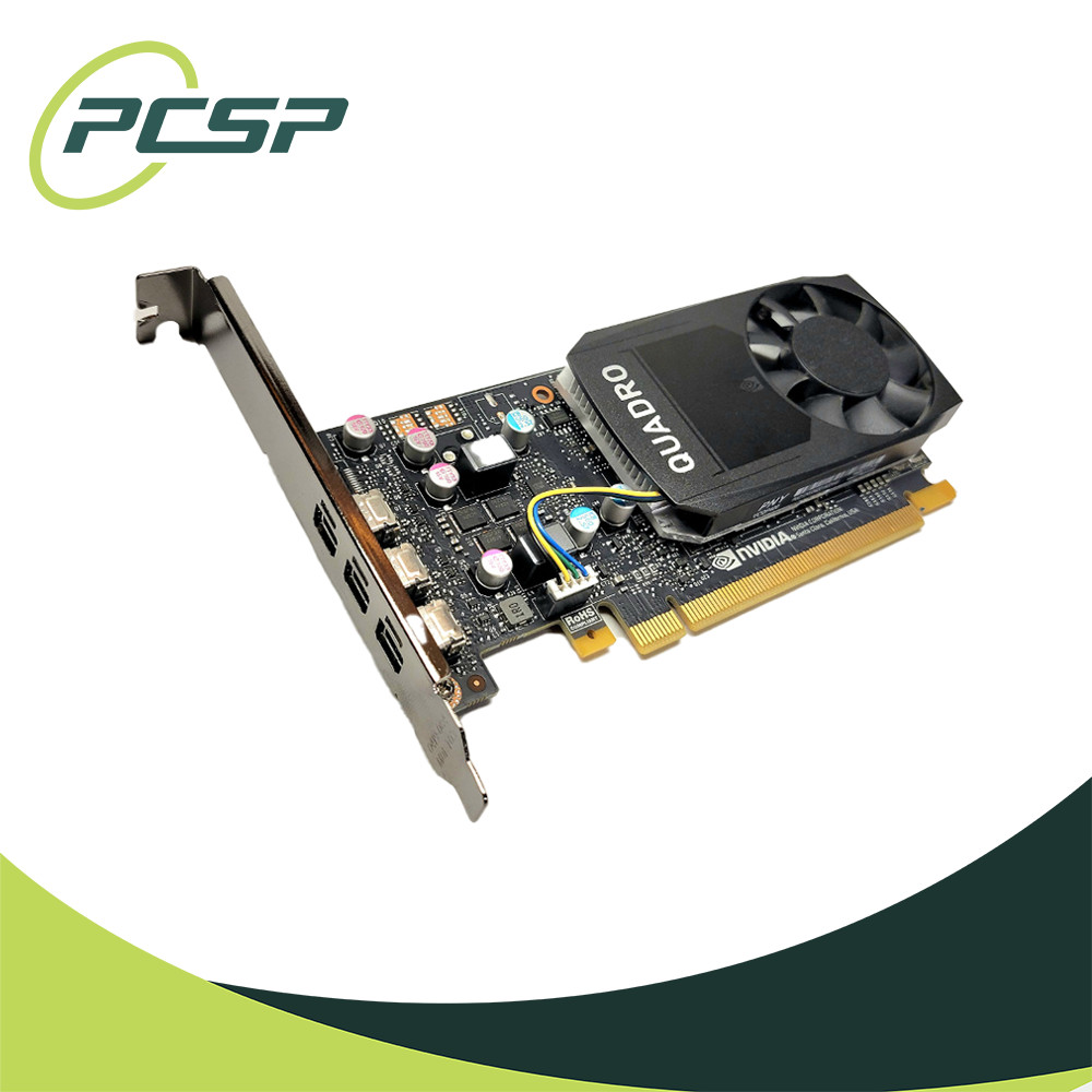 HP Nvidia Quadro P400 2GB GDDR5 3x Mini Display High Profile GPU 919985-002