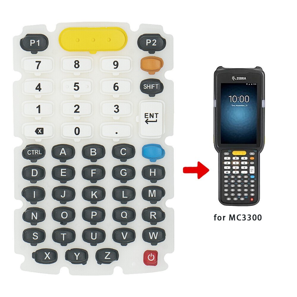 5PCS 47-Key MC33 Keypad Replacement for Zebra MC3300 MC330 Series