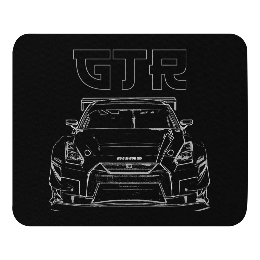 GTR R35 JDM Line Art Tuner Drift Racing Mouse pad