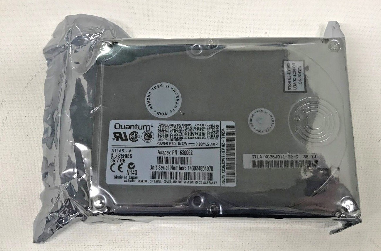 XC36J2W1 Quantum Atlas V 36.7GB Hard Drive